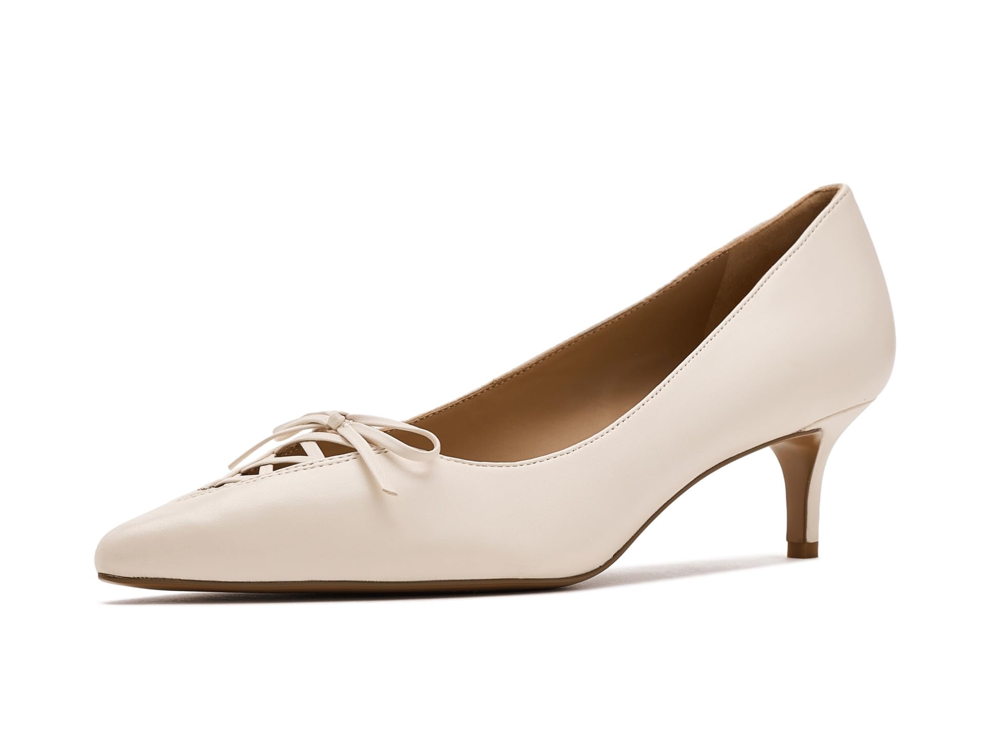 Adrienne Lace-Up Nappa Leather Pumps