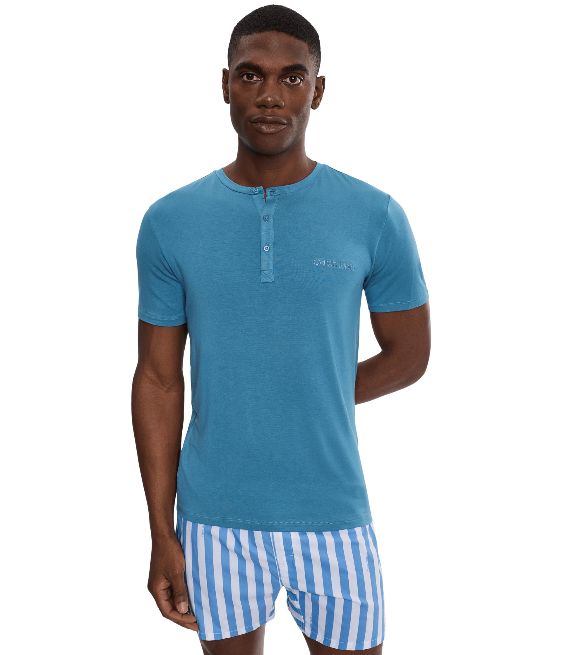 Ultra Soft Modal Short Sleeve Henley