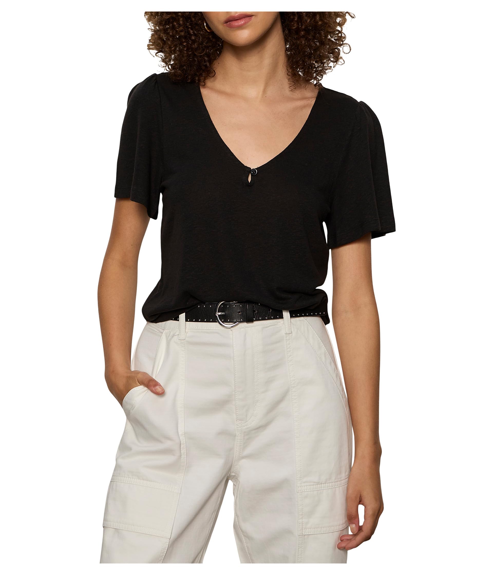 Футболка Keyhole Flutter Tee