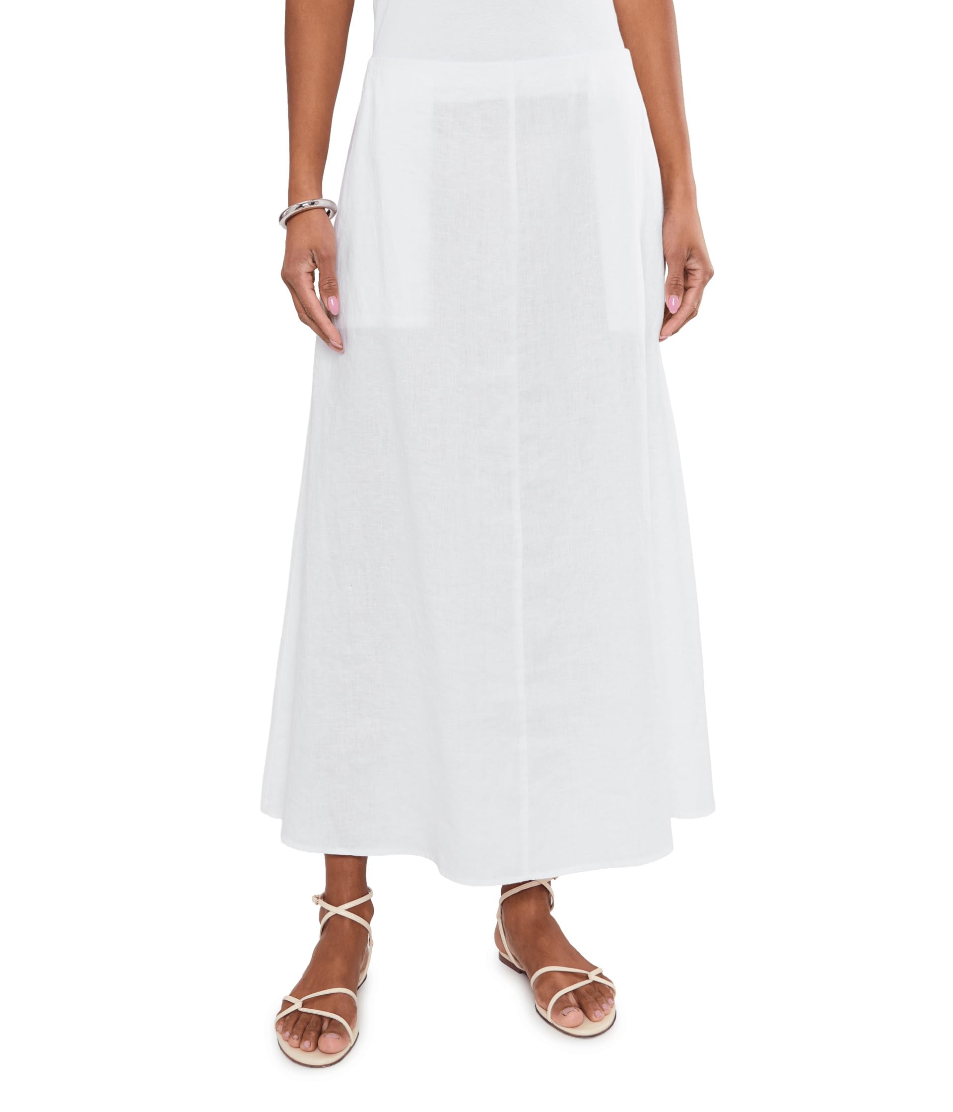 Organic Linen Full Length Skirt