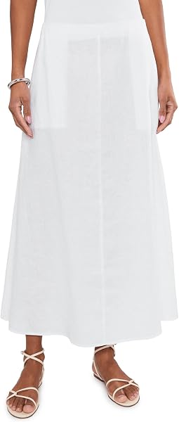 Organic Linen Full Length Skirt