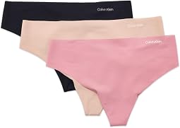Invisibles Microfiber Stretch Thong 3-Pack