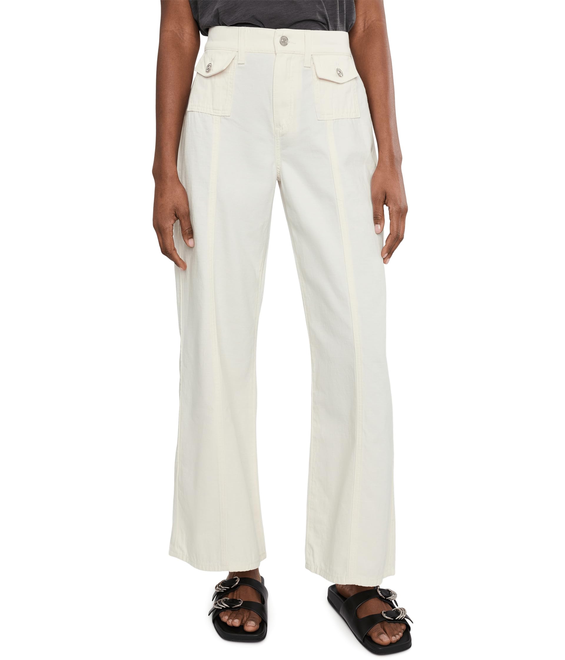 Lotta Ankle in Linen Ostuni 7 For All Mankind Женский
