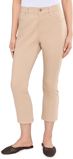 Женские джинсы Petite Garment Dyed Cotton Stretch Denim Ankle Kick