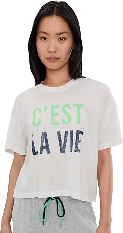 Женский топ с коротким рукавом C'est La Vie