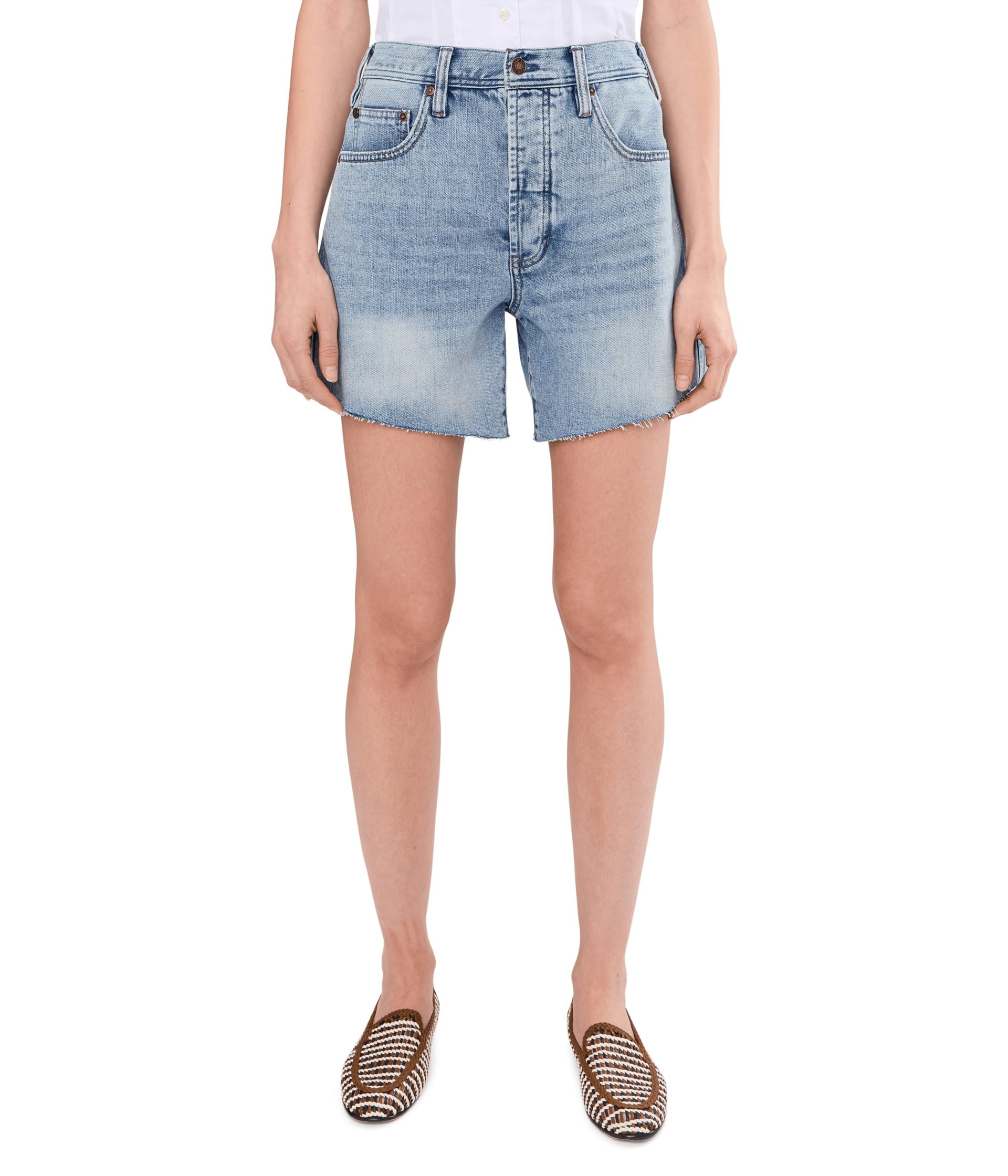 High-Rise Vintage Cutoff Shorts
