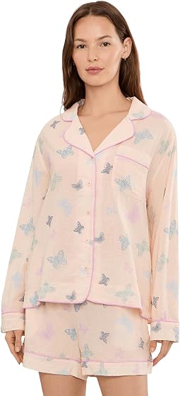 Пижамный комплект HONEYDEW Good Life Long Sleeve Shorties для женщин