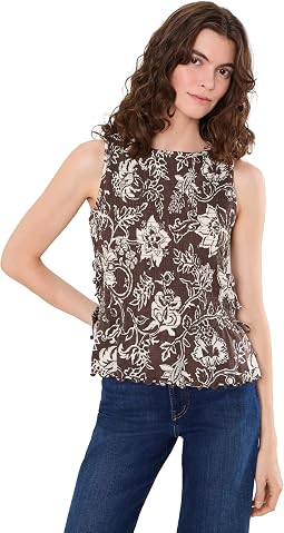 Танк-топ Madewell Side Tie Smocked