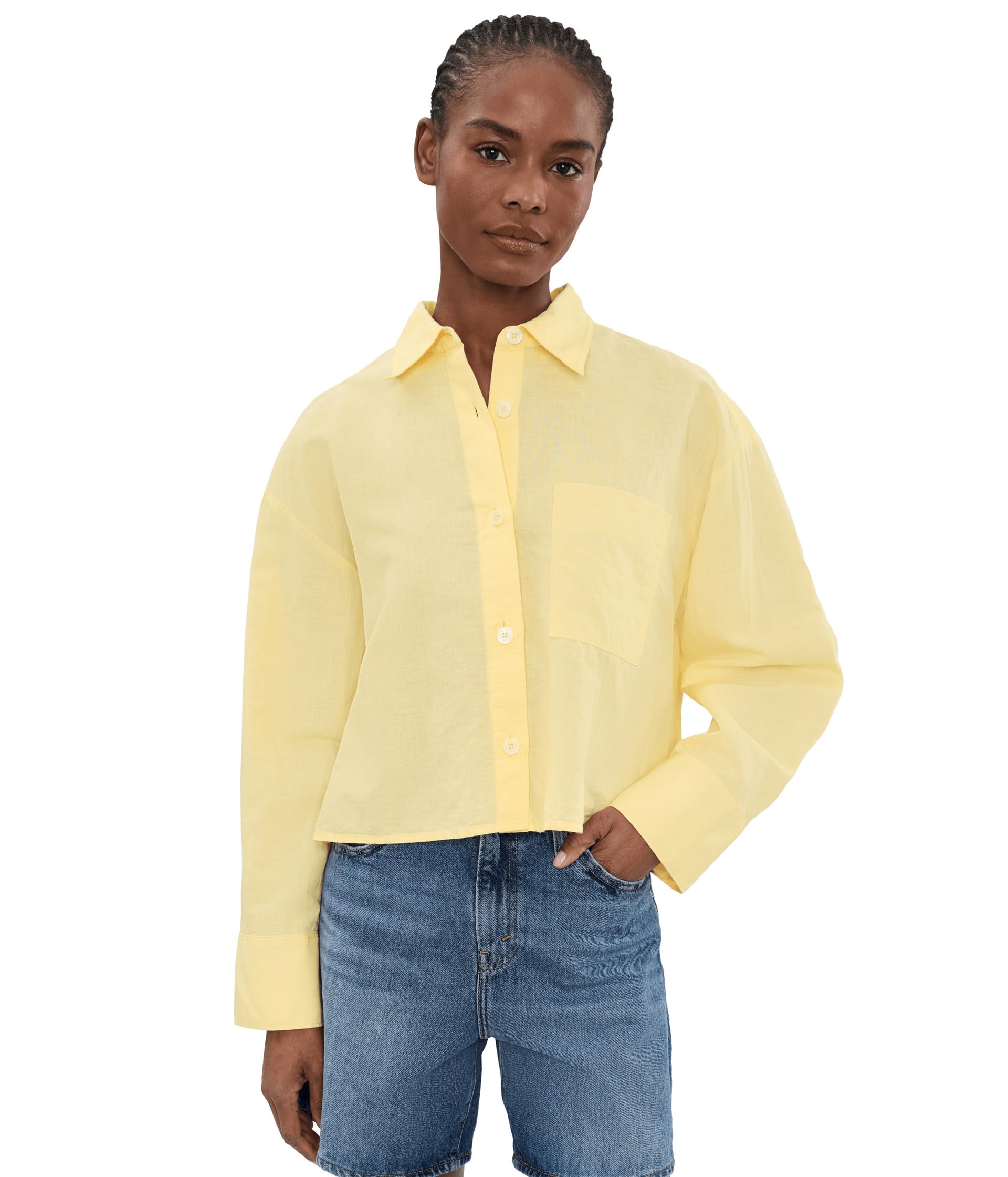 Рубашка Alice Shirt Curved Yoke - Emer Cotton Linen