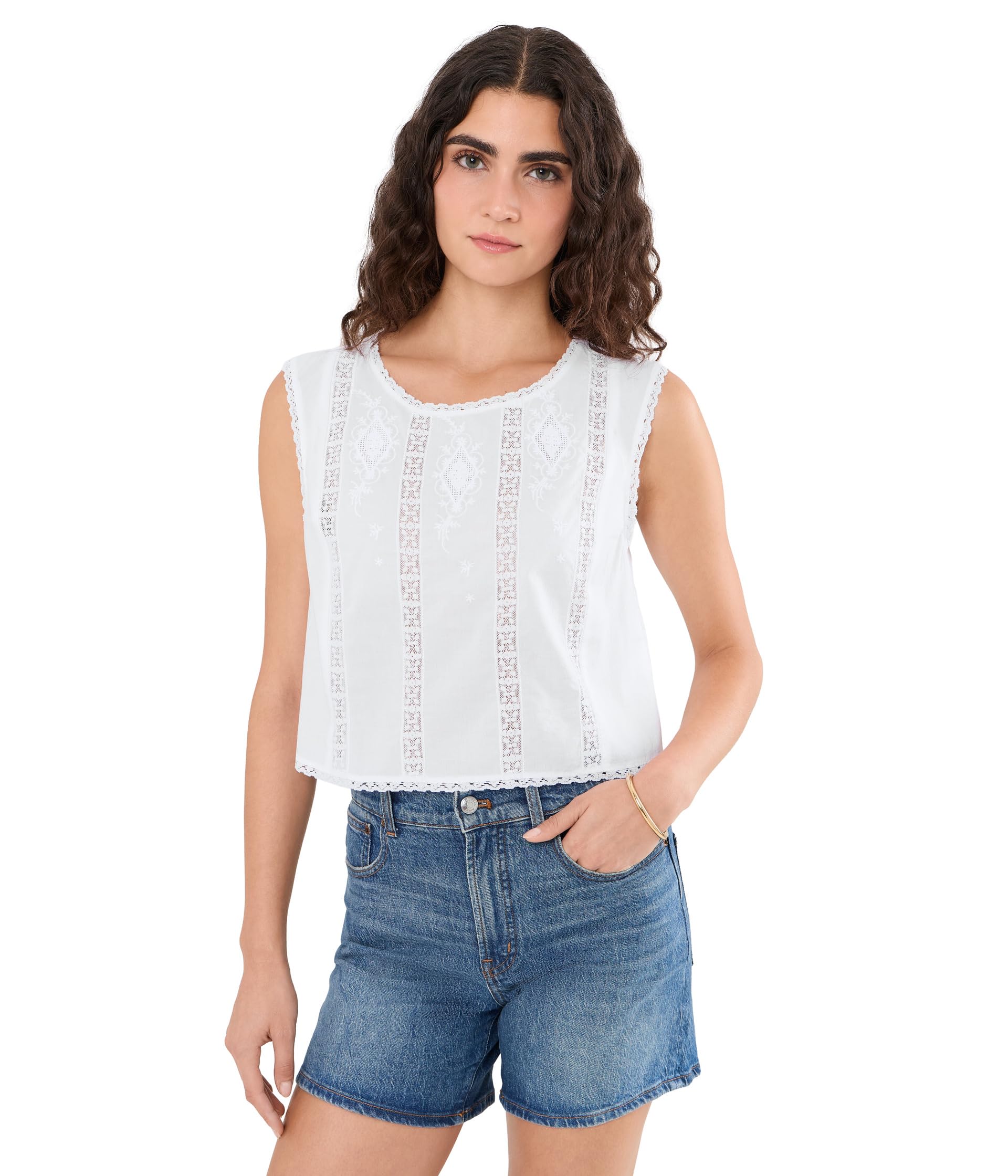 Женский топ Madewell Alana Top - 60's Cambric