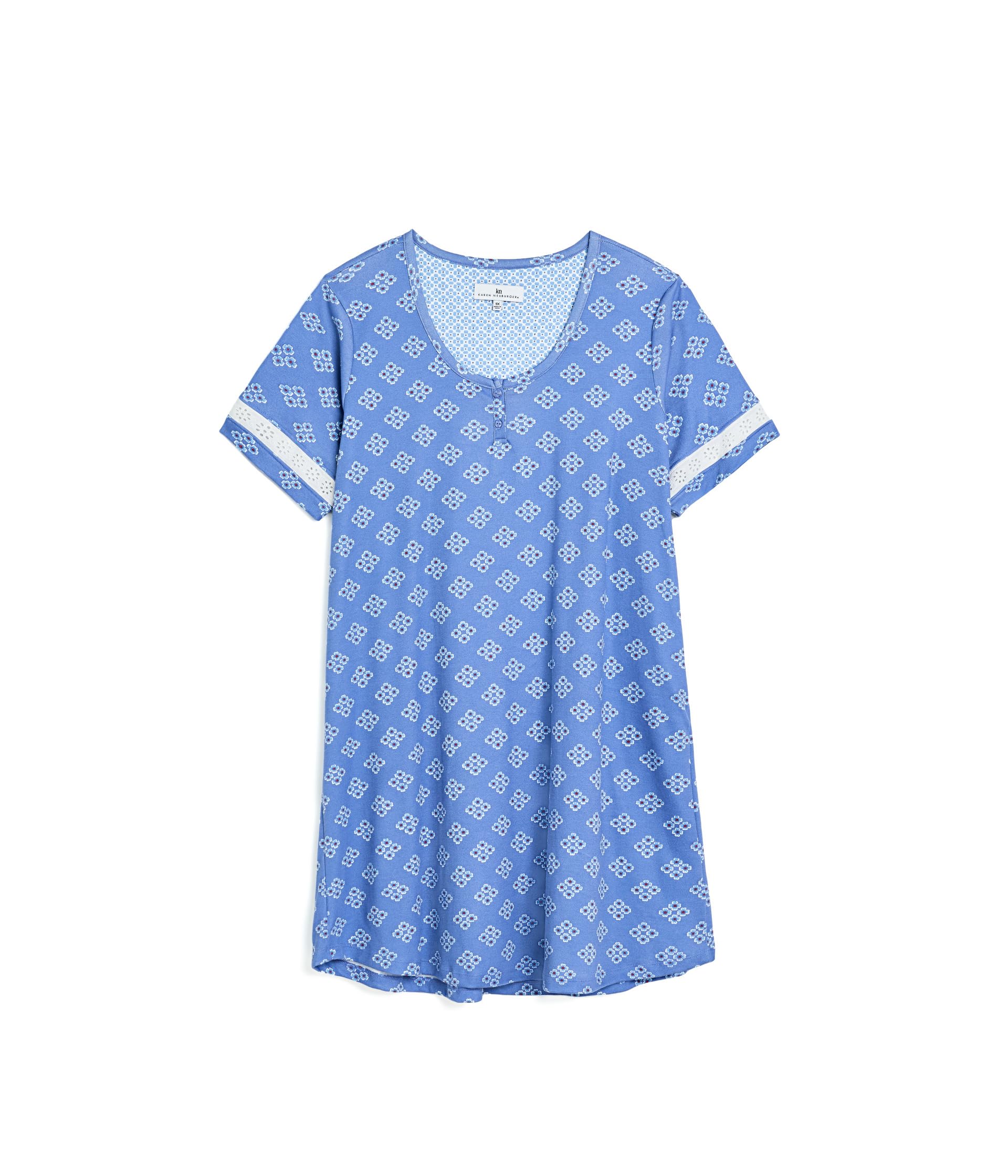 Plus Size Henley Sleepdress