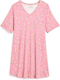 Платье для сна Plus Size с отделкой Blanket Stitching