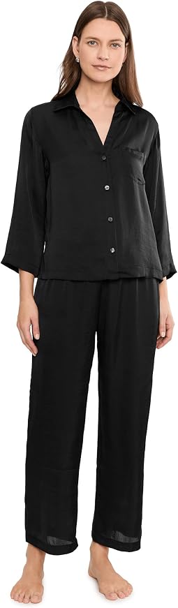 Natori Ashley Washed Satin Icon Pajama Set Женский