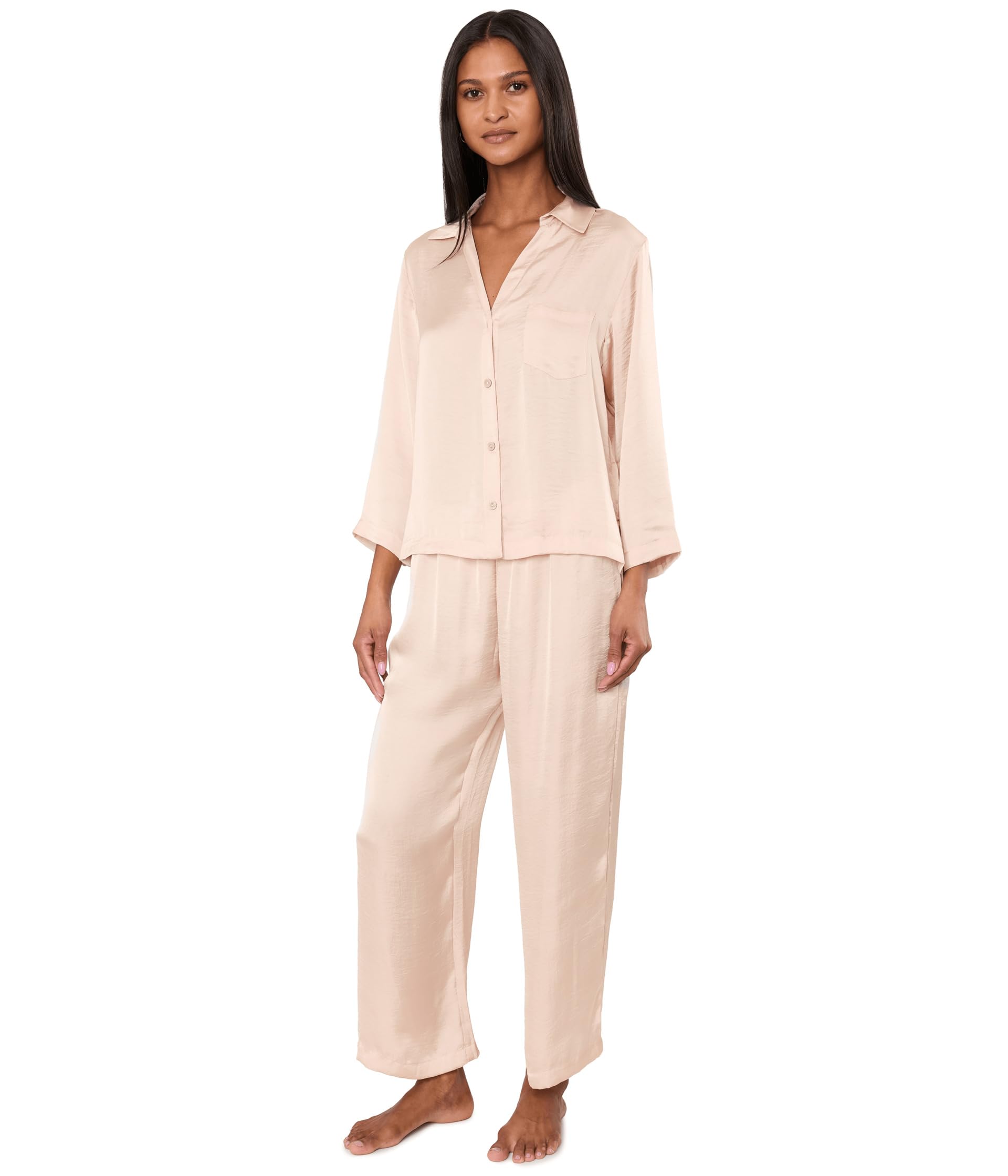 Ashley Washed Satin Icon Pajama Set