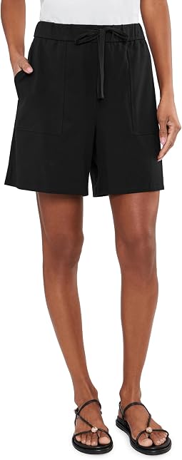 Pima Cotton Stretch Jersey Shorts with Drawstring