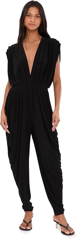 Norma Kamali комбинезон Square Sleeve Waterfall
