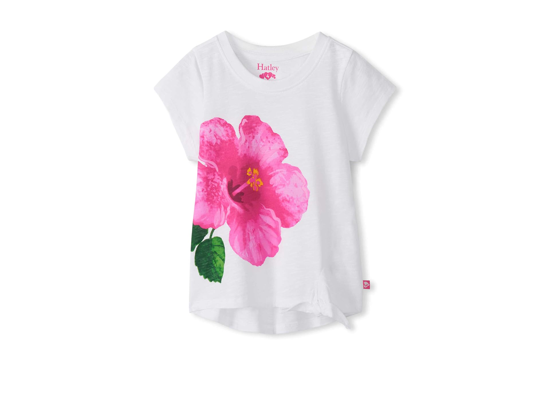 Футболка Hatley Kids Hibiscus Tie Front