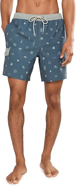 17" Hermosa Retro EW Trunks