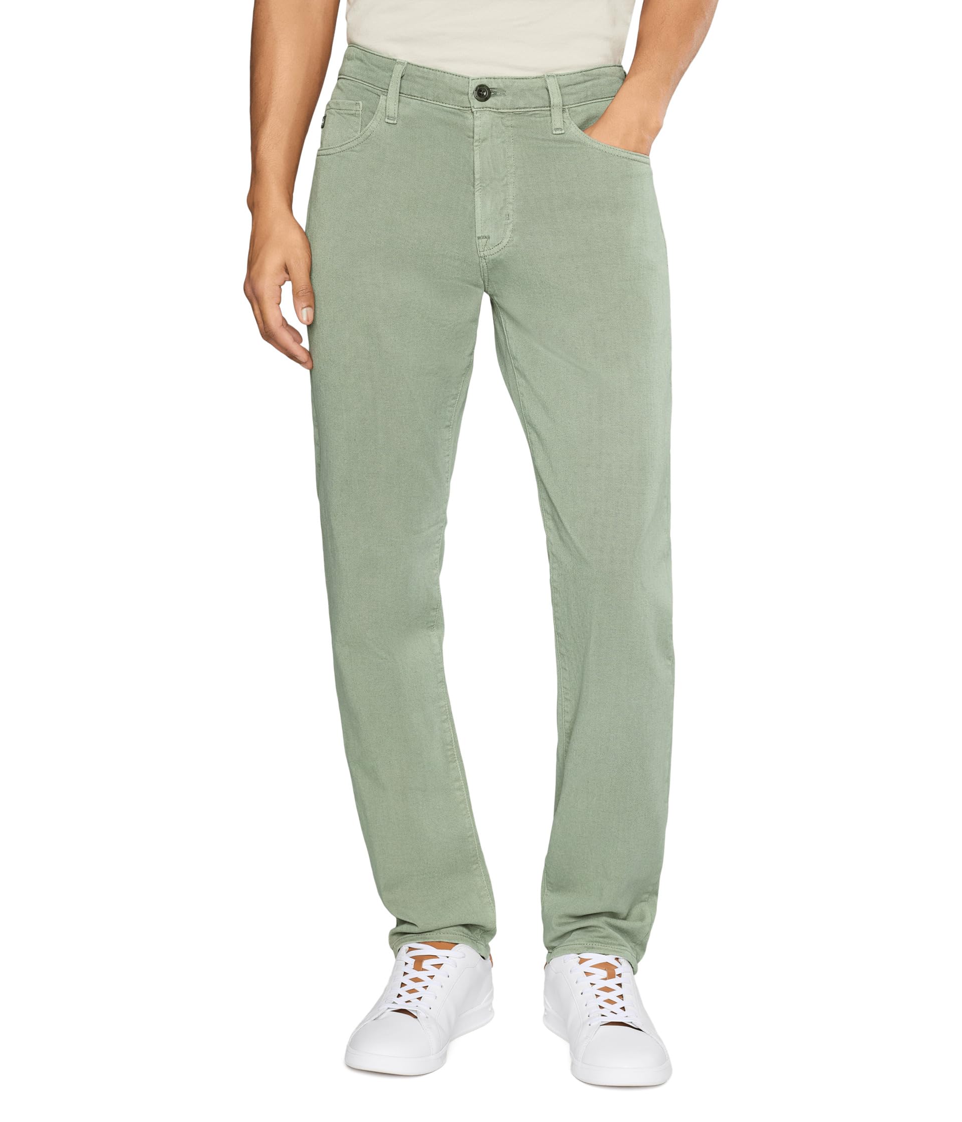 Everett Slim Straight Pants Sulfur Spruce Green