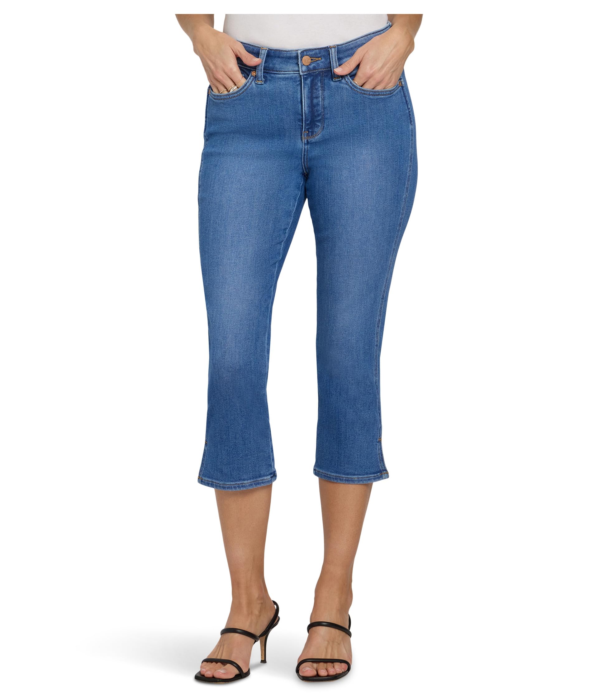 Женские джинсы Petite Chloe Capri Side Slit