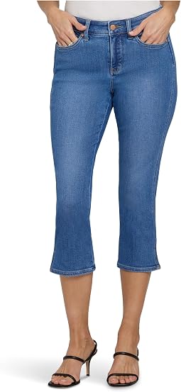 Petite Chloe Capri Side Slit Jeans
