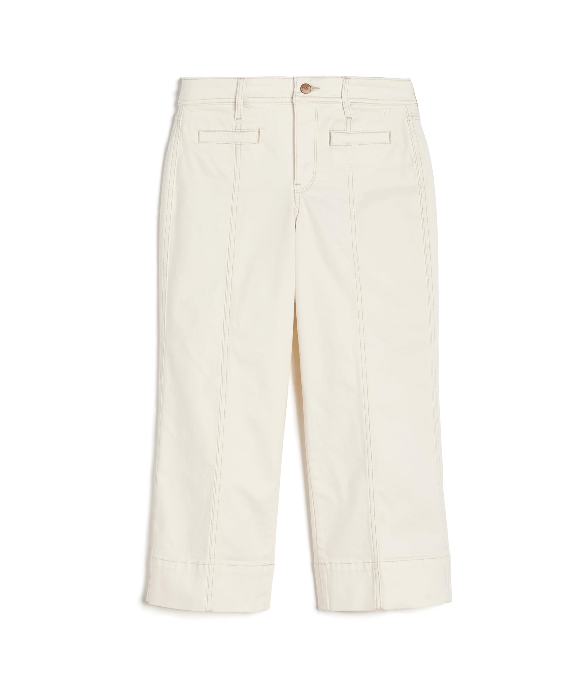 Petite Teresa Wide Leg Ankle Front Seam Jeans Женский