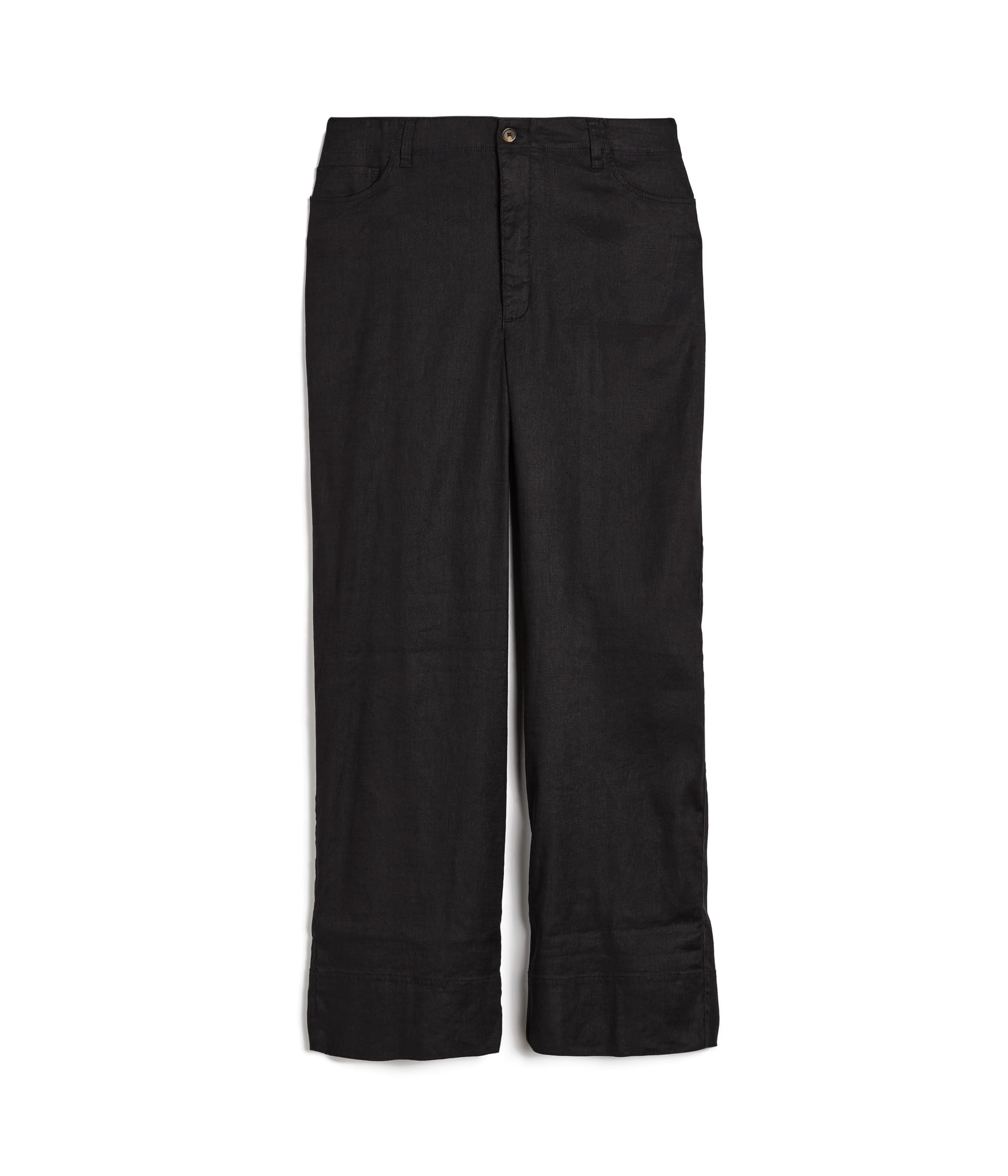 Plus Size Five-Pocket Wide Leg Trouser Pants