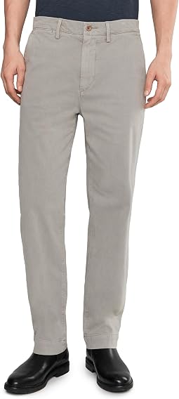 Archie Sueded Straight Trouser Pants Sulfur Classic Grey
