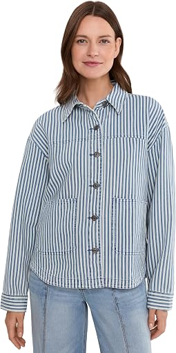 Ellie Stripe Denim Jacket
