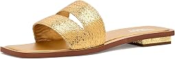 Ocra Gold Metallic Braided Raffia