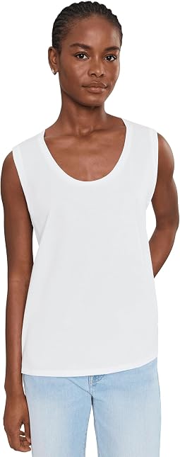 Женский топ из органического хлопка Pima Cotton Jersey Scoop Neck
