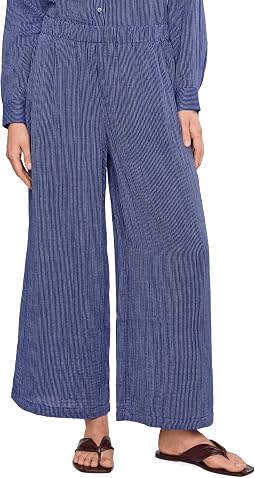 Striped Organic Cotton Gauze брюки Женский