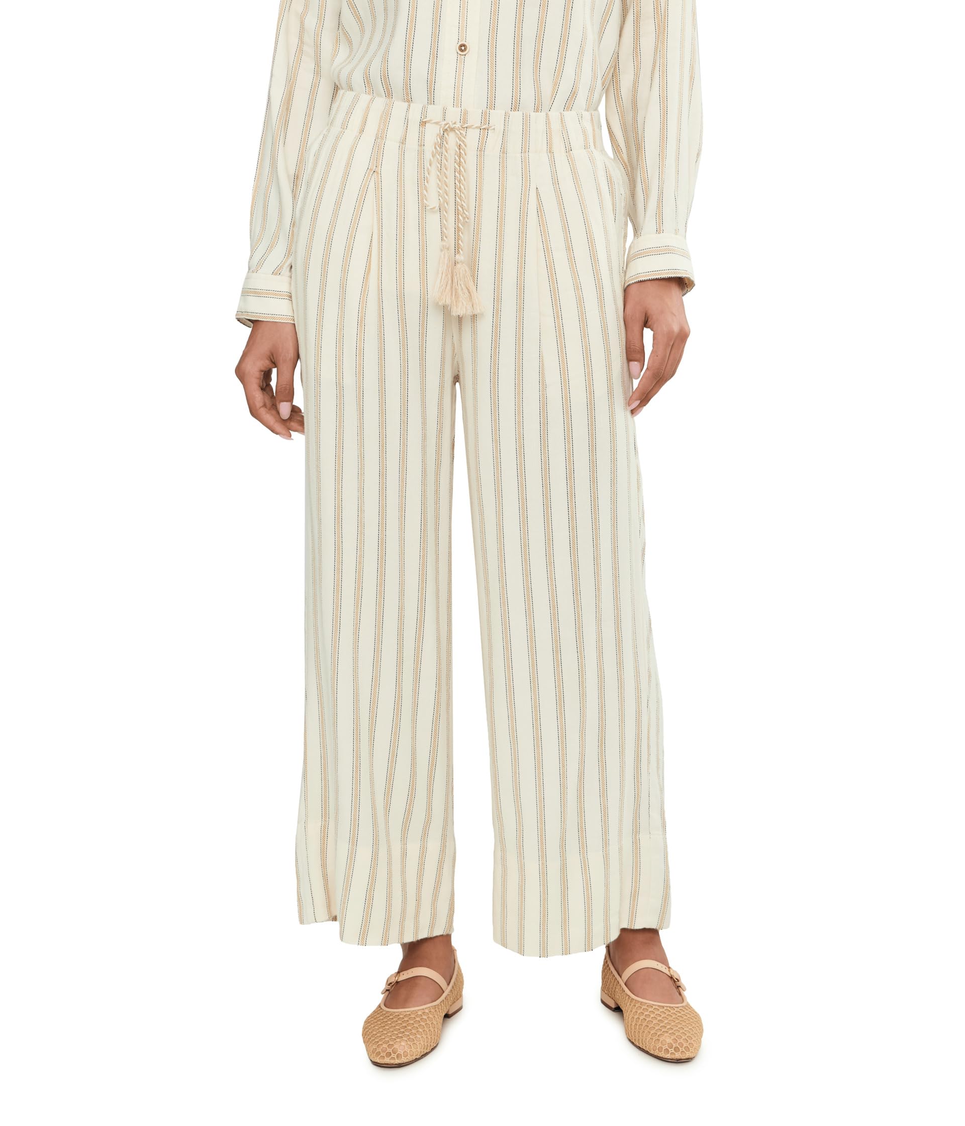 Mid-Rise Pull-on Wide Leg Crop Trouser 26" Inseam
