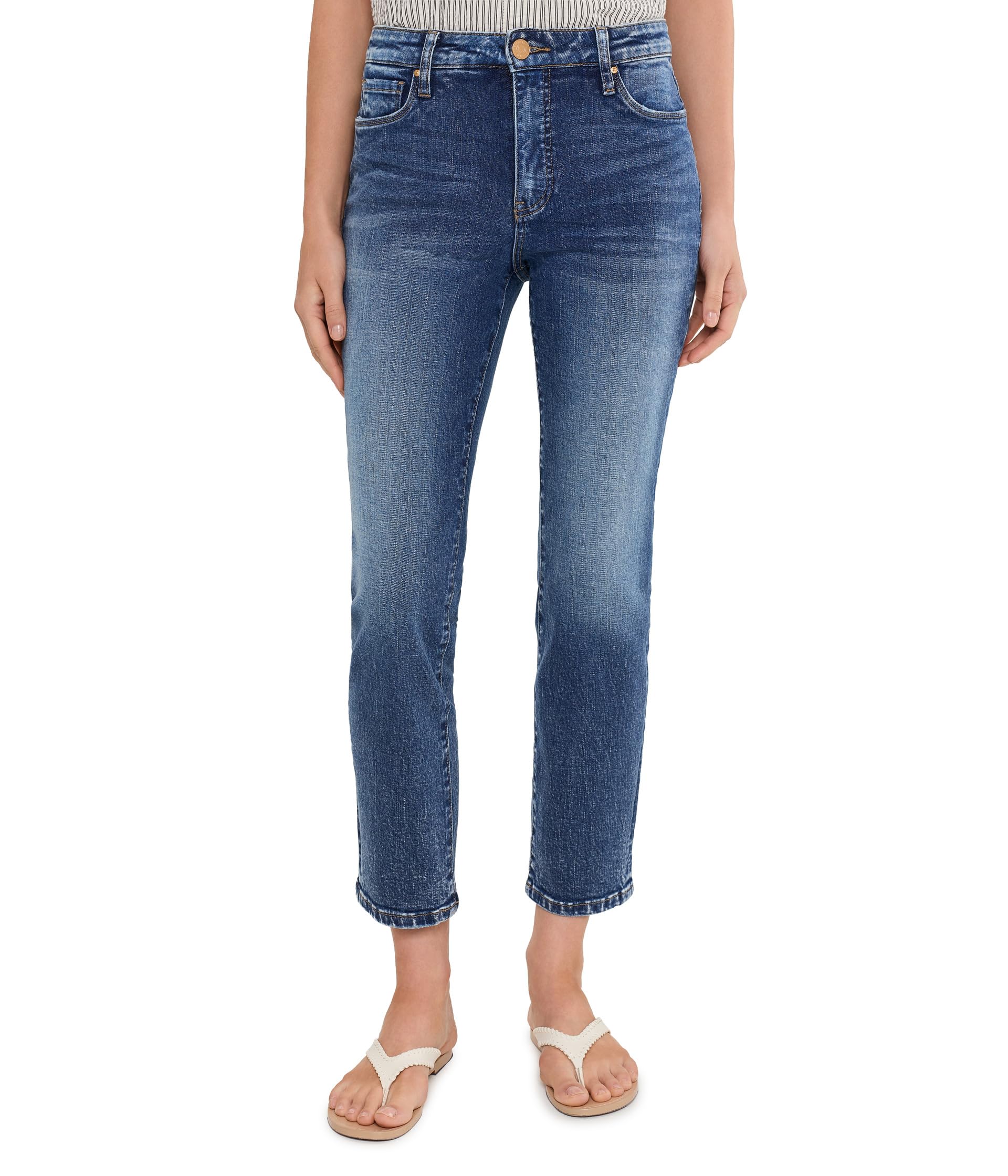 Женские джинсы Reese High-Rise Fab Ab Ankle Straight