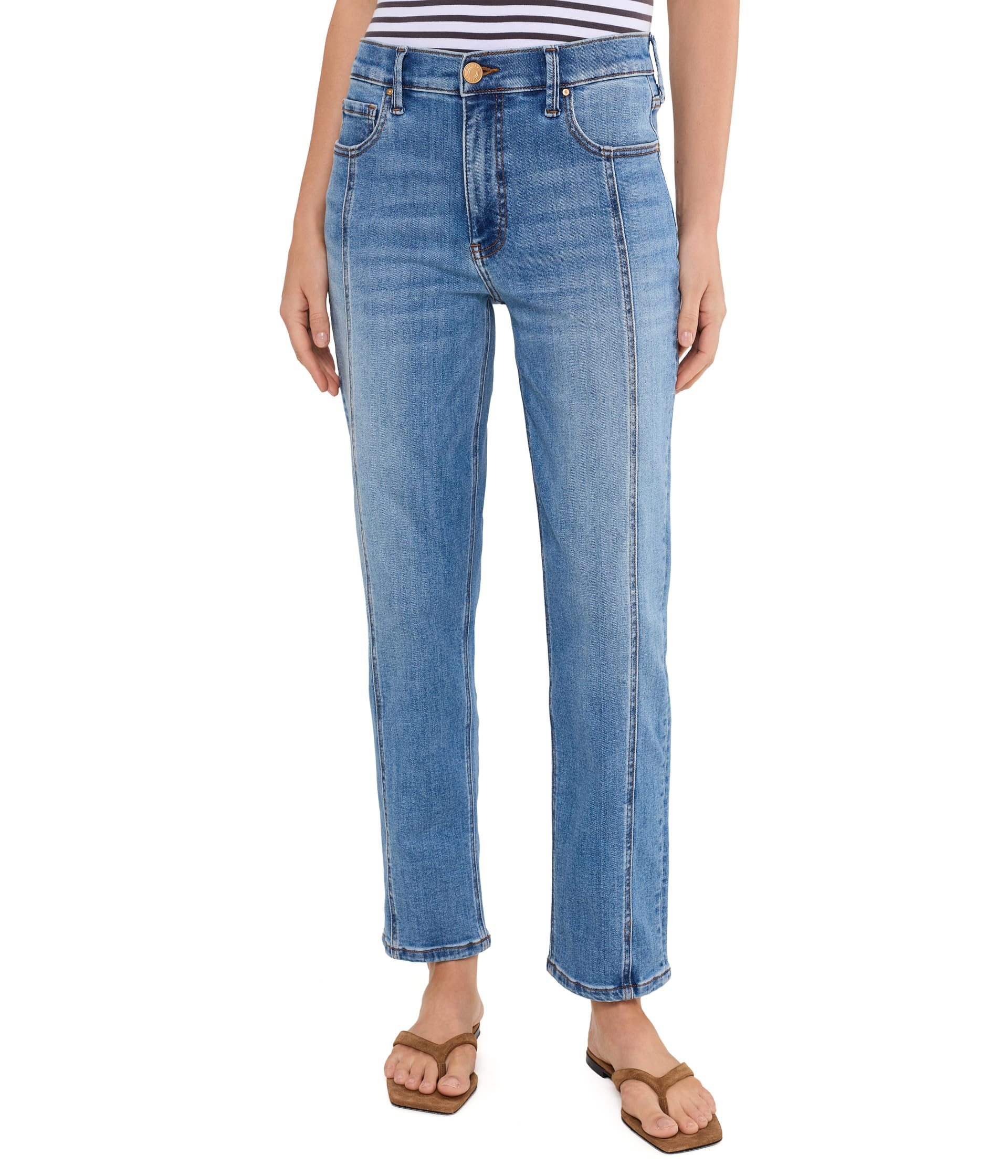 Blair High-Rise Fab Ab Straight Leg Side Inset