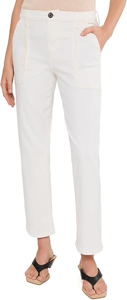 KUT from the Kloth Avery High-Rise Easy Straight Leg with Pork Chop Pocket Женский