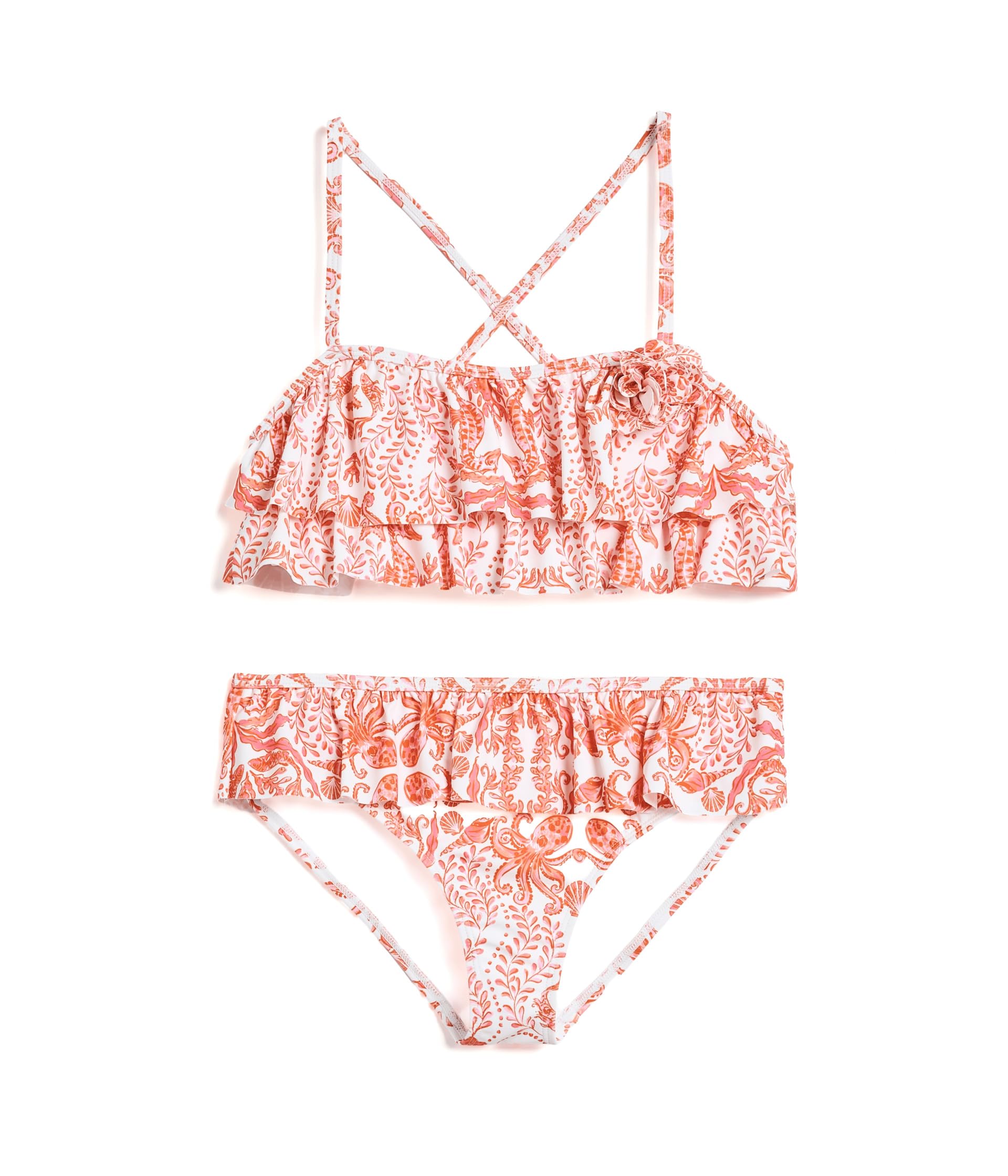 Ruffle Two-Piece Swim (Toddler/Little Kid/Big Kid)