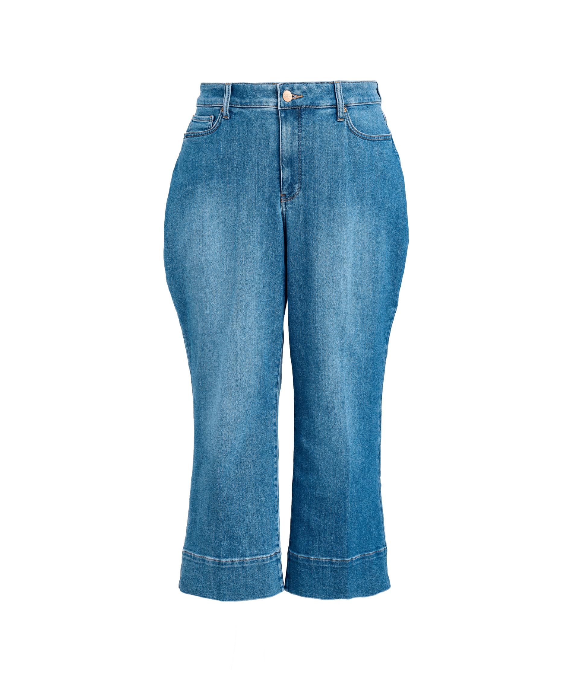 Teresa Wide Leg Ankle 3" Hem Jeans