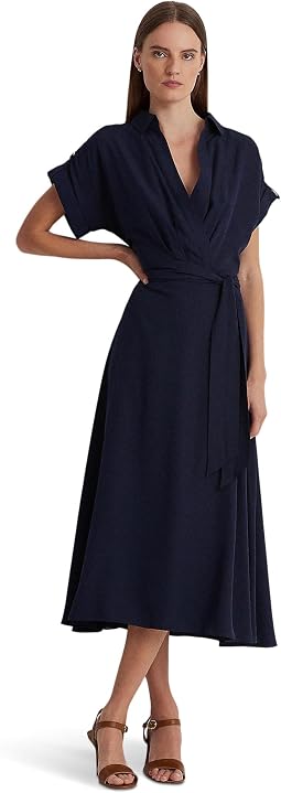 Женское платье Petite Belted Crepe