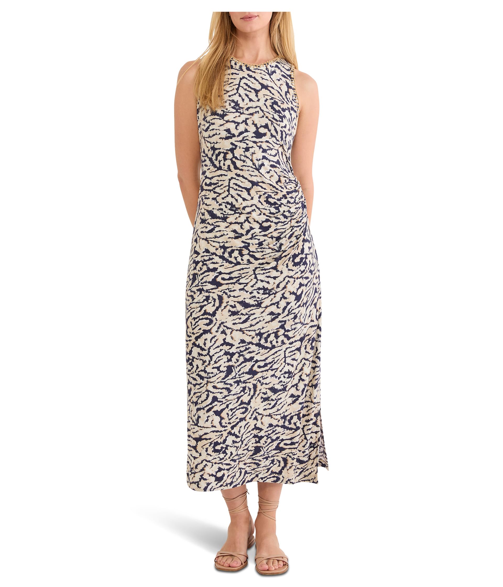 NIC+ZOE Платье Contrast Swirl Heather
