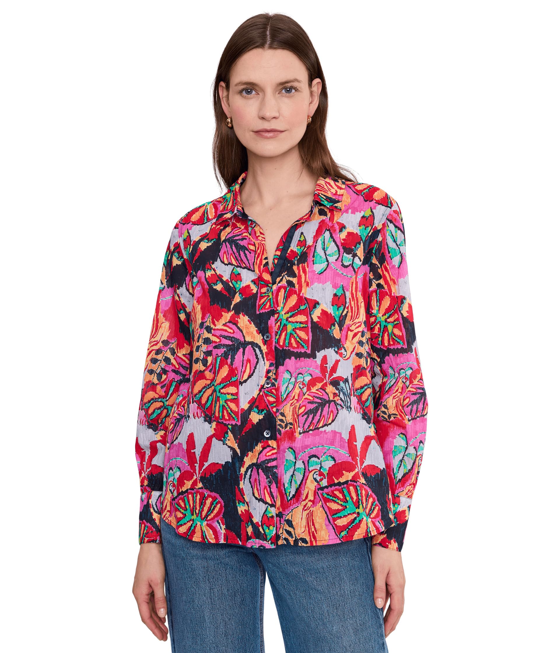 Женский топ Kauai Garden Cotton Crinkle Shirt