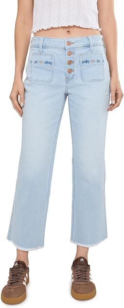 Джинсы Marilyn Straight Ankle Embroidered NYDJ Женские