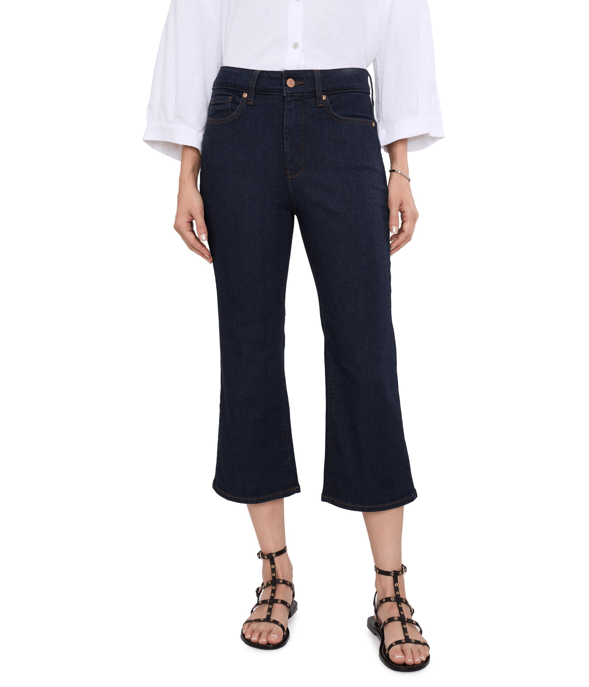 Monica Kick Flare Crop Jeans