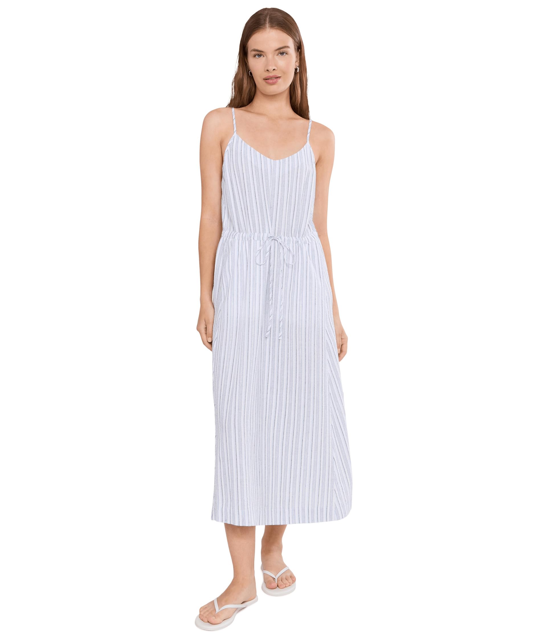 Женское платье Wynna V-Neck Tie Front Midi