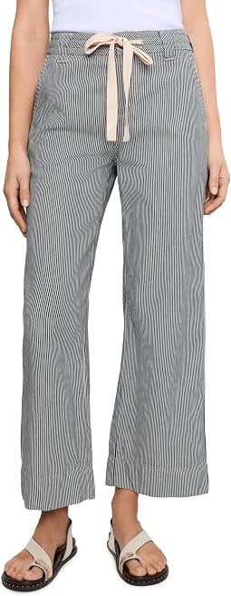 Брюки Lily Stripe укороченные