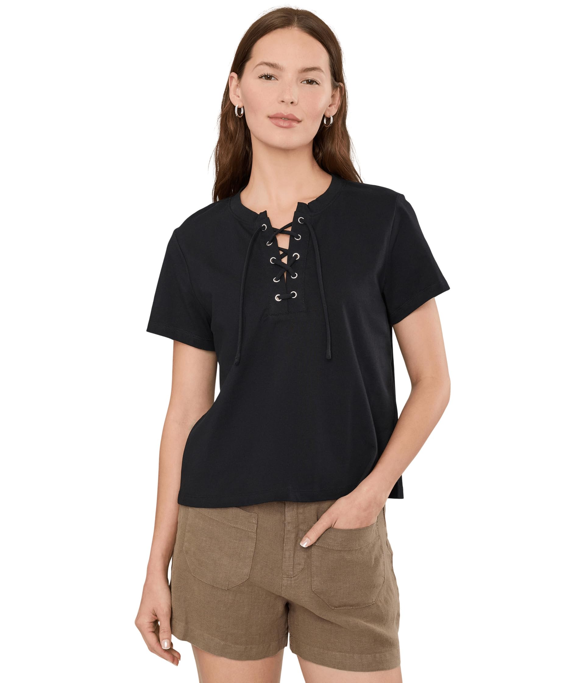 Женский топ Lace-Up Timeless Tee