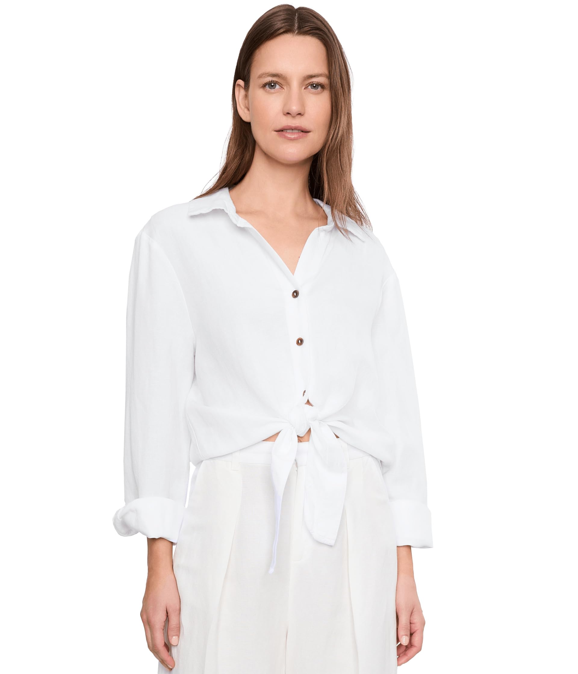 Sanctuary Женский топ More Love Linen Tie Top