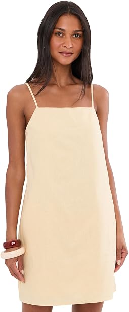 Hideaway Linen Tie Strap Dress