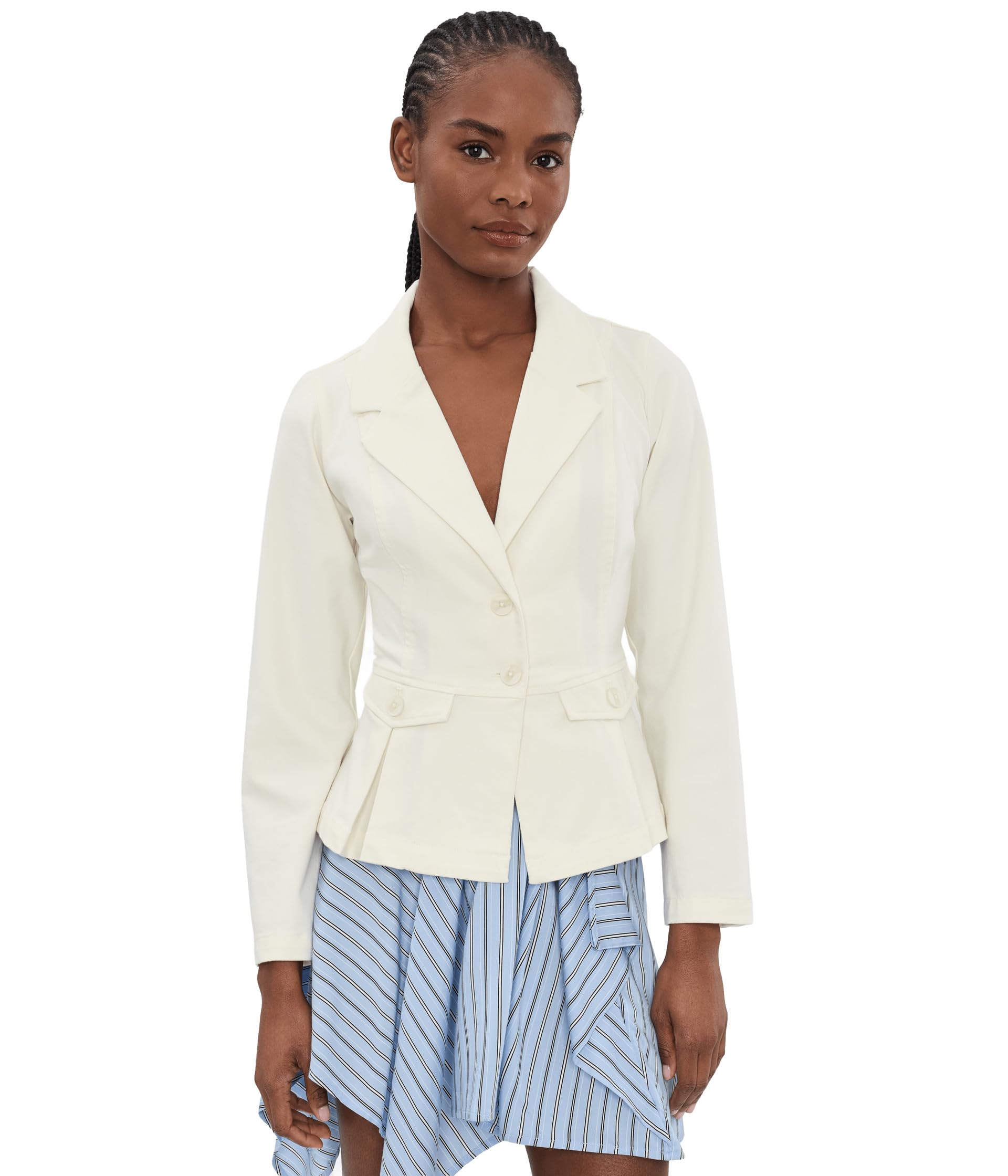 Блейзер Liverpool Los Angeles Petite Stretch Twill Peplum