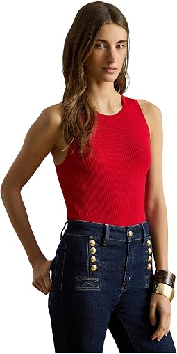 Женский трикотажный жилет Petite Rib-Knit Sleeveless Sweater Lauren Ralph Lauren